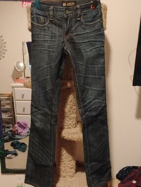 Women’s Dark Blue Flare Jeans - Edyn